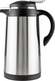 ERNESTO® Thermoskan 1 l - Isoleerkan - RVS Dubbelwandig - Houdt dranken langer warm of koud