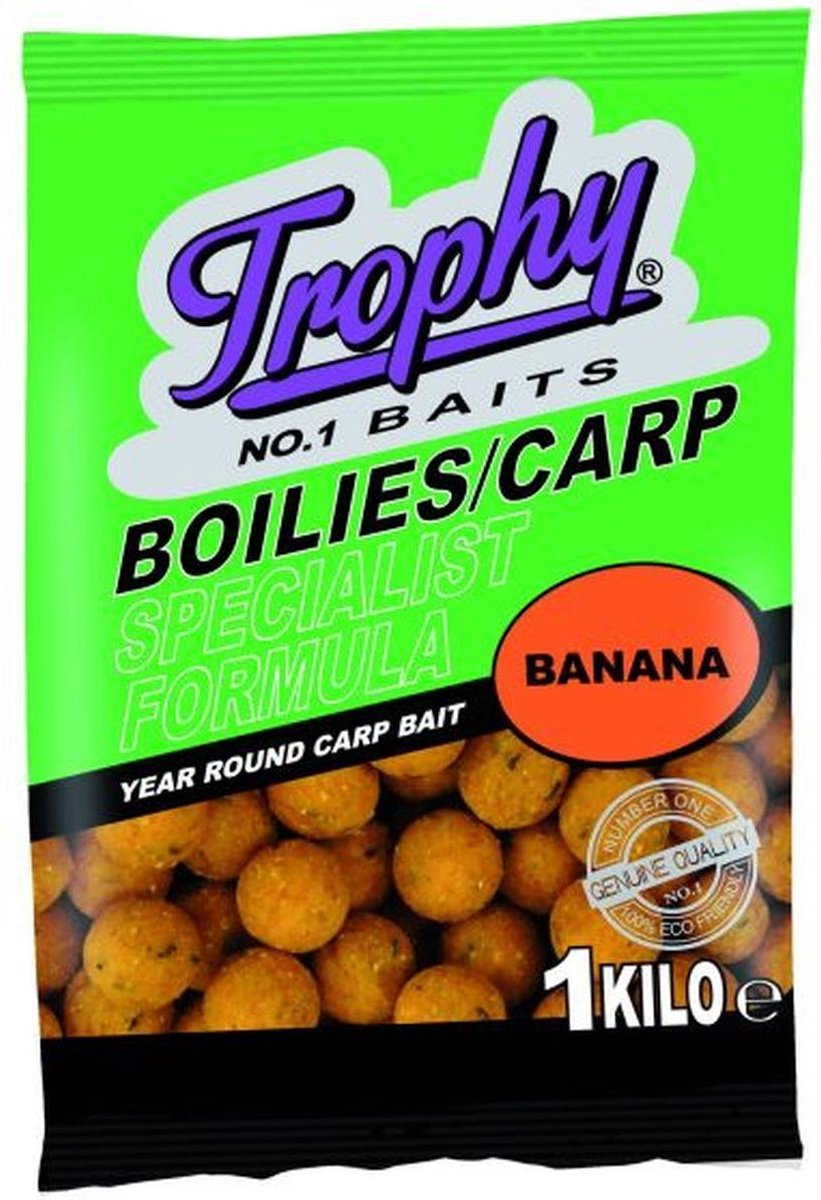 Albatros boilies karper - banana - 15 mm - 1 kg