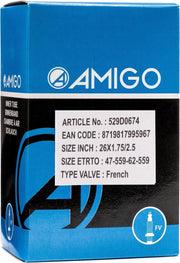 Amigo Binnenband 26 inch - ETRTO 47/62-559 - Frans ventiel