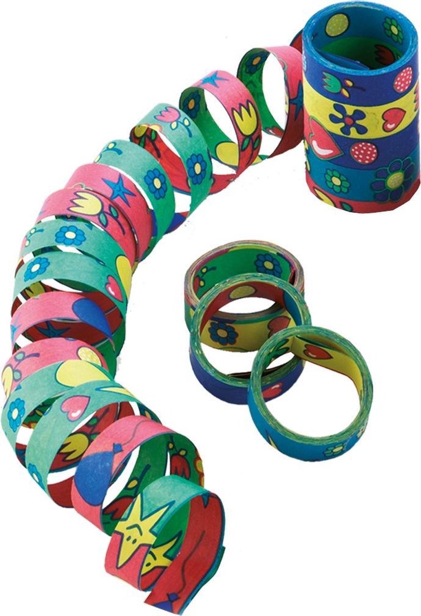 Tib Serpentines Figuren 4 Meter Papier