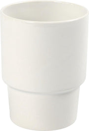 Mok h: 11 cm d: 8 5 cm wit 2stuks