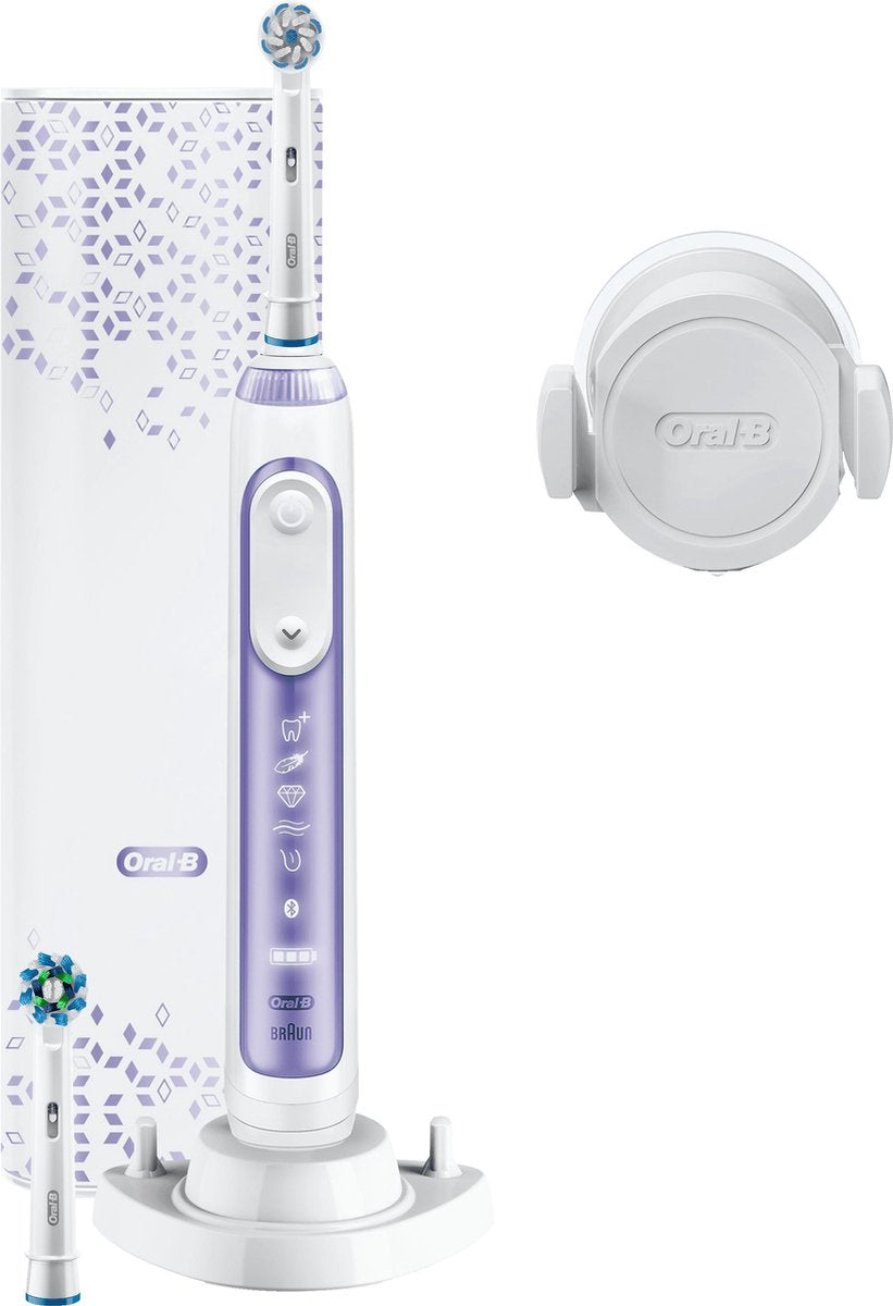Oral-B Genius 10100S Elektrische Tandenborstel Paars Powered By Braun