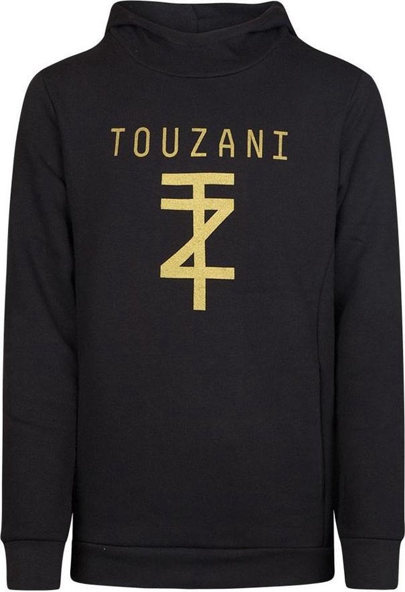 Touzani TZ-Hoodie Jr. - Black/Gold - 80% Cotton / 20% Polyester - Maat: 140