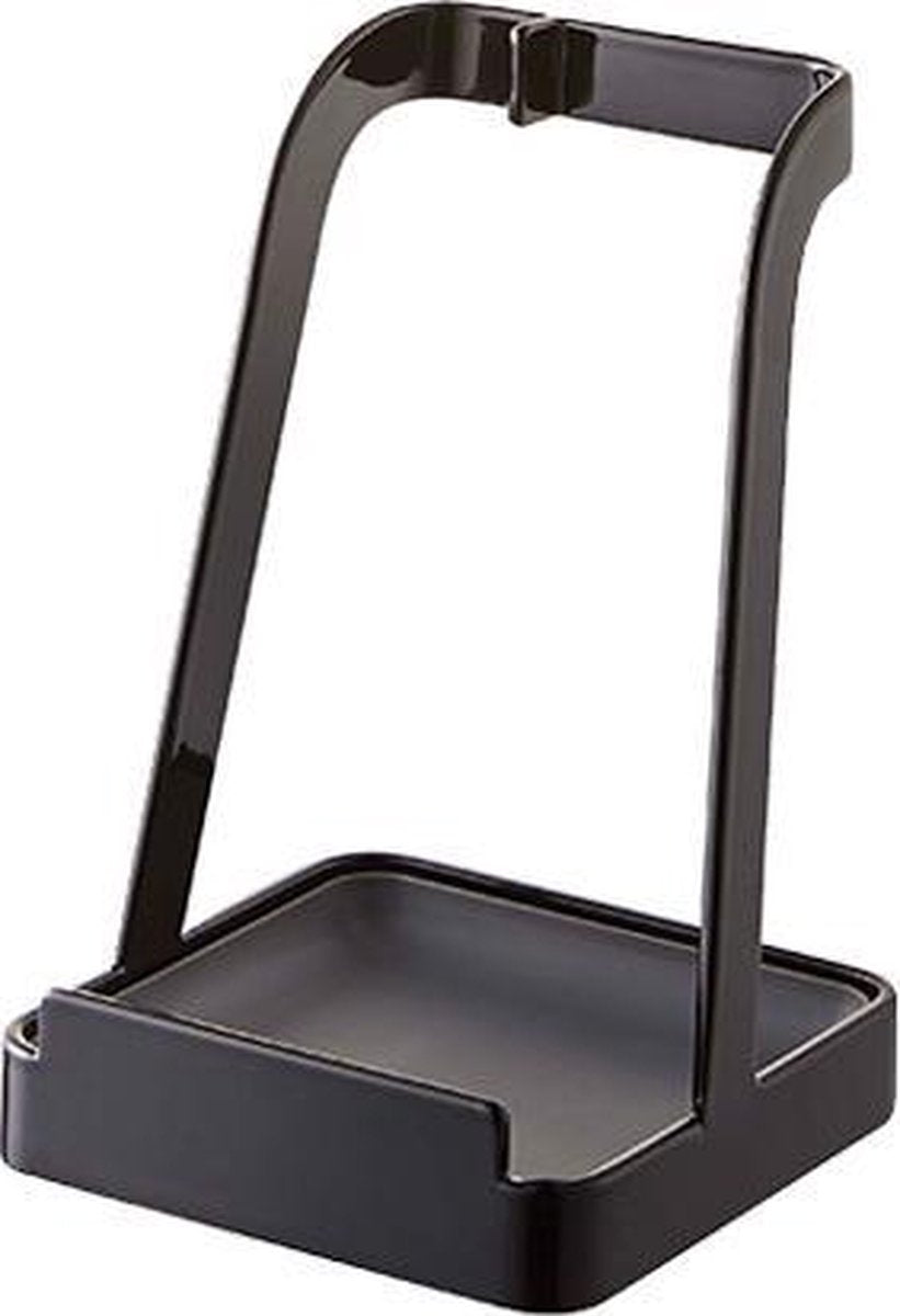 Krumble Lepel standaard / Deksel standaard / Opscheplepel standaard / Keukenhulphouder / Smartphone standaard  - Zwart
