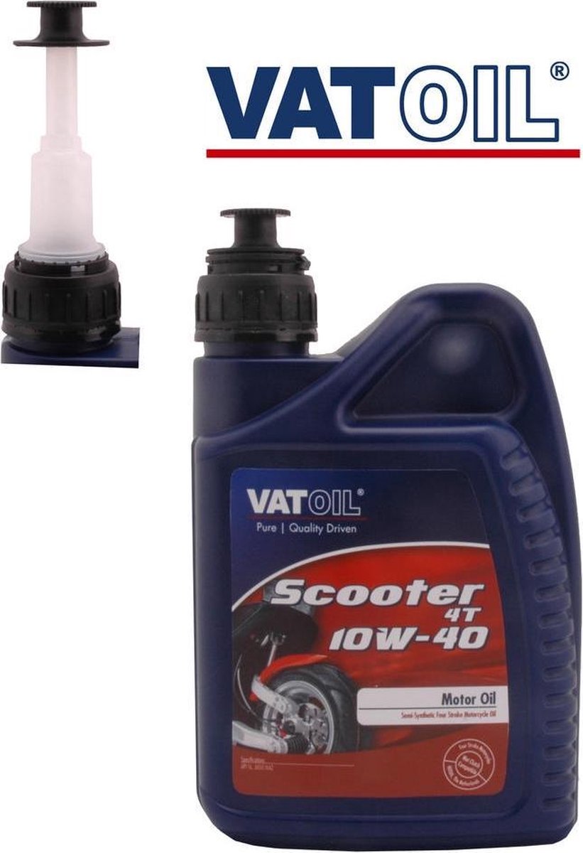 VAToil Scooter 4T 10W-40 (1L)Semi-synthetische motorolie | 10W40 / API SL / JASO MA2