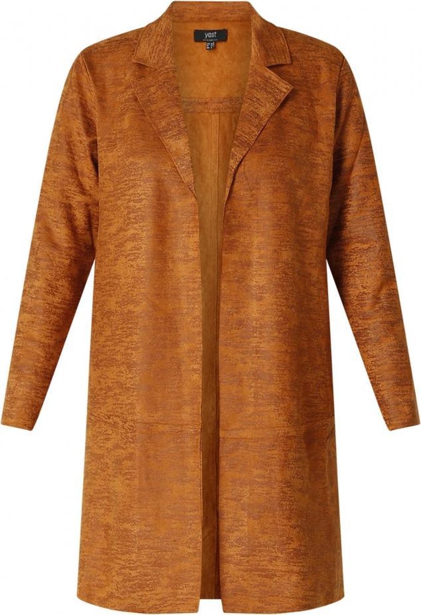 YEST Gabi Blazer - Natural Brown - maat 40