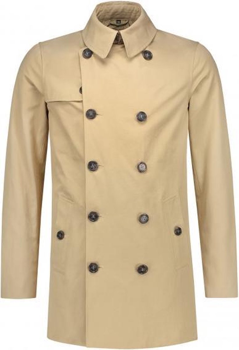 GENTS | Jamaro Mantel Jas Heren beige 0046 Maat 52