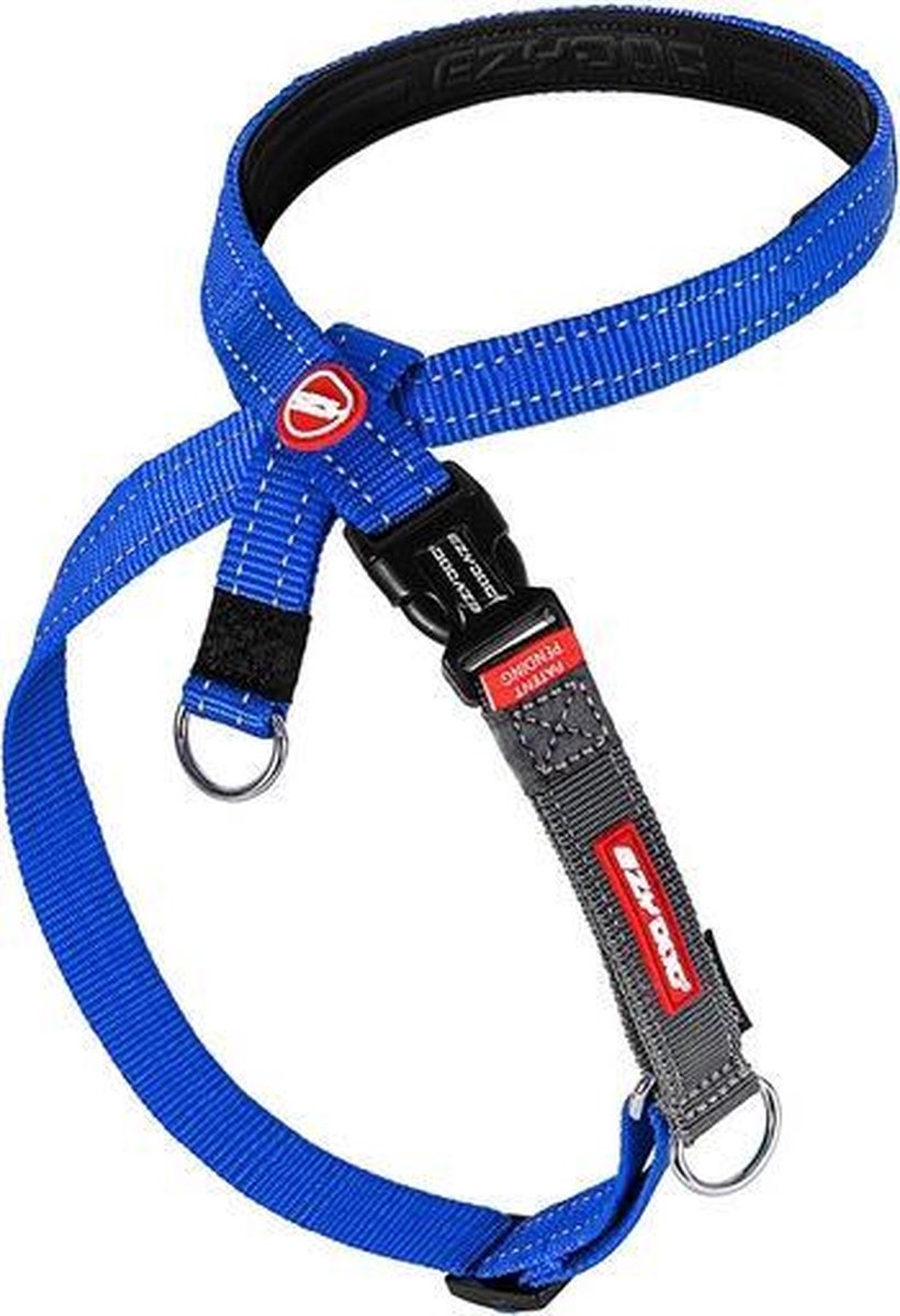 EzyDog Crosscheck - Hondentuig - XL - Blauw