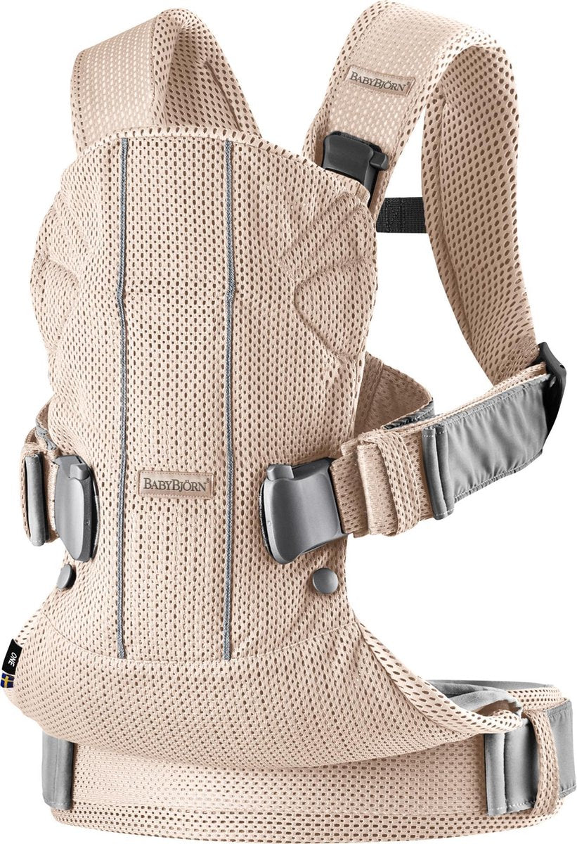 BABYBJÖRN Draagzak One Air - Parelroze 3D Mesh