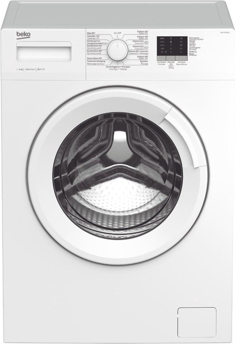 Beko WTV6711BC1 - Wasmachine