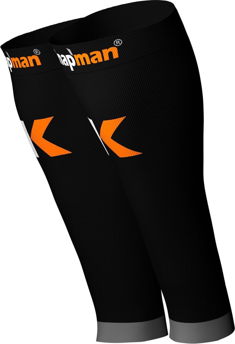 Knapman Active Strong Compressie Calf Sleeves | Kuitstukken |Zwart | Maat XL