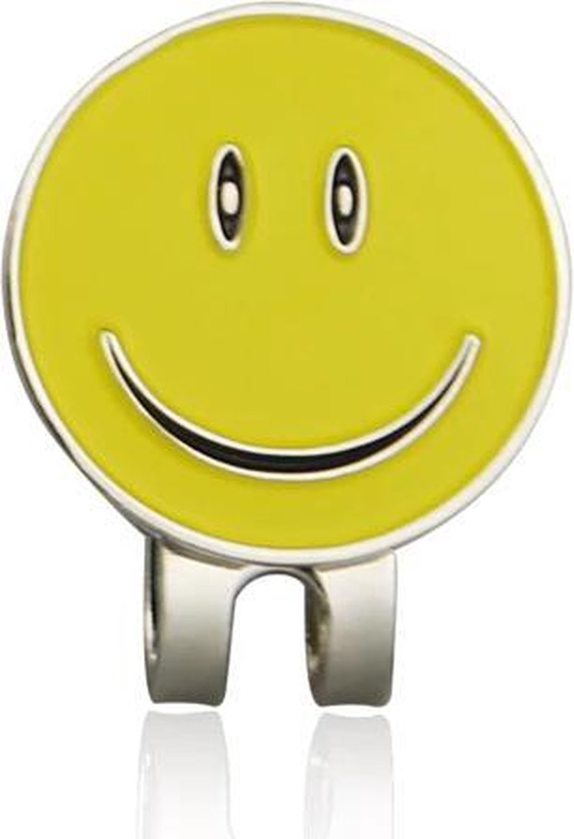Firsttee - Smiley - Marker - Magneet - Bal markeren - Pet - Clip - Afneembaar - Greens - Golf - Green markeren – Greenmarker - Marker golfbal - Golbalmarkers - Golfballen - Golf accessoires - Golf sport - Golf training - Cadeau
