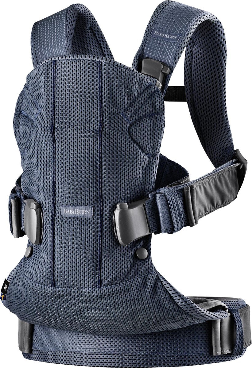 BABYBJÖRN Draagzak One Air - Marineblauw 3D Mesh