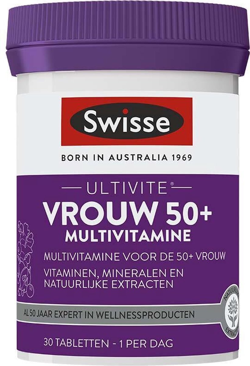 Swisse Multivitamine Vrouw 50+ 30 tabletten