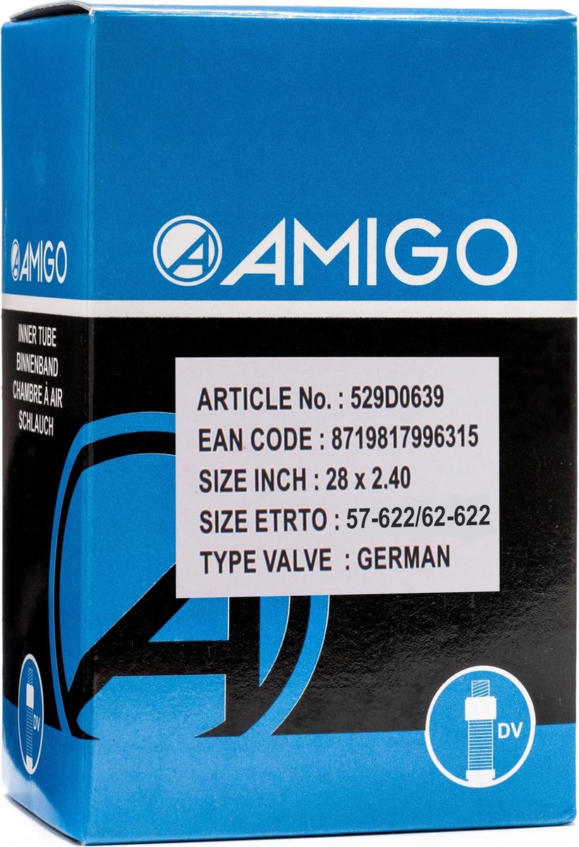 Amigo Binnenband - 28 inch - ETRTO 57-622/62-622 - Dunlop ventiel