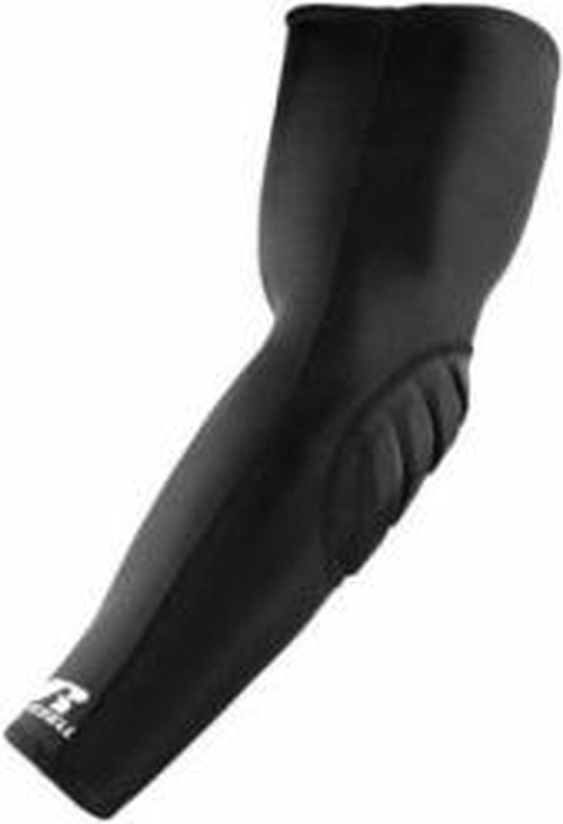 Russell Athletic - Rugby - Arm Sleeve - American Football - 16 inch - Padded - Compression - Zwart - Medium