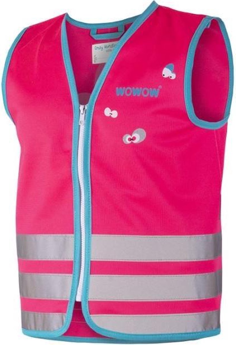 Wowow Veiligheidshesje Crazy Monster Junior Polyester Roze Mt L