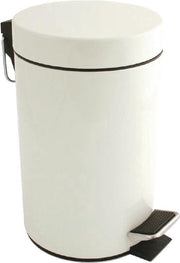 Witte pedaalemmer - RVS - wit 3 Ltr.
