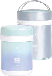 Saro Thermische Voedselcontainer Galaxy Rvs 900 Ml Mintgroen/blauw