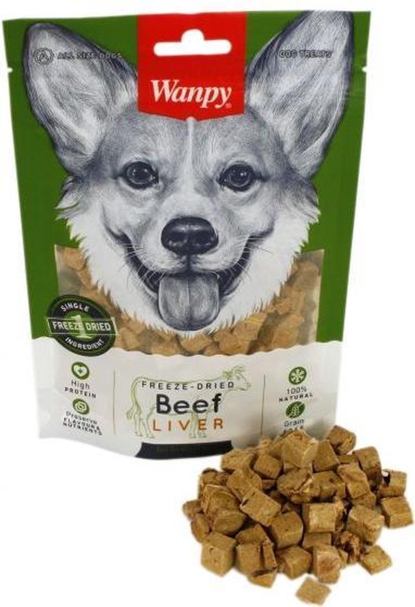 40 gr Wanpy freeze dried beef liver