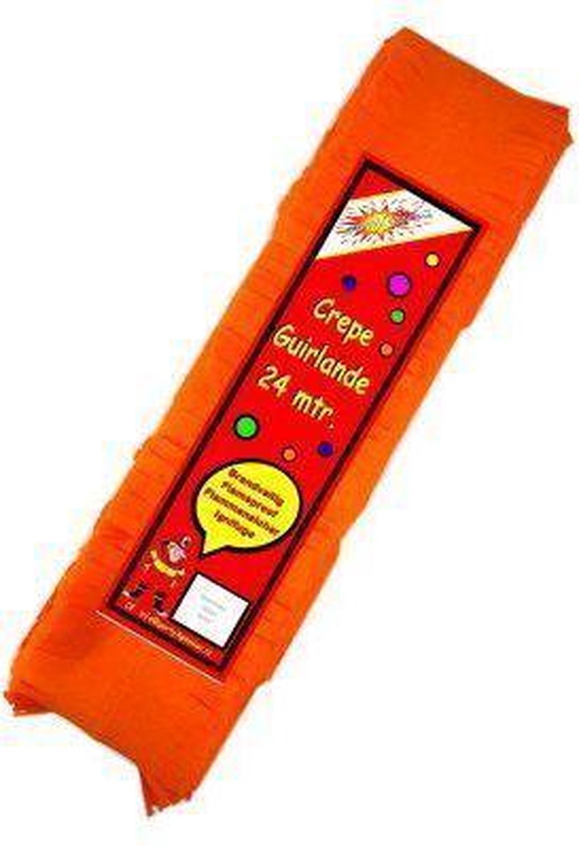 Crepe Guirlande brandveilig Oranje