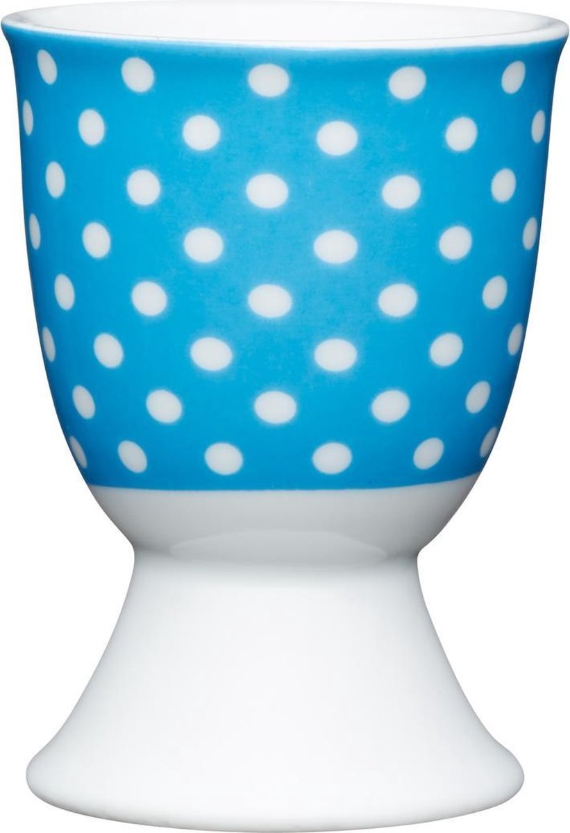 Eierdopje - Blauw - Stippen - KitchenCraft