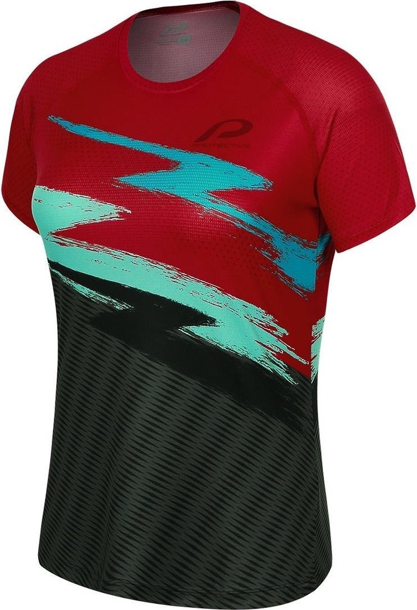 Protective Fietsshirt P-on Acid Dames Polyester Zwart Maat 38