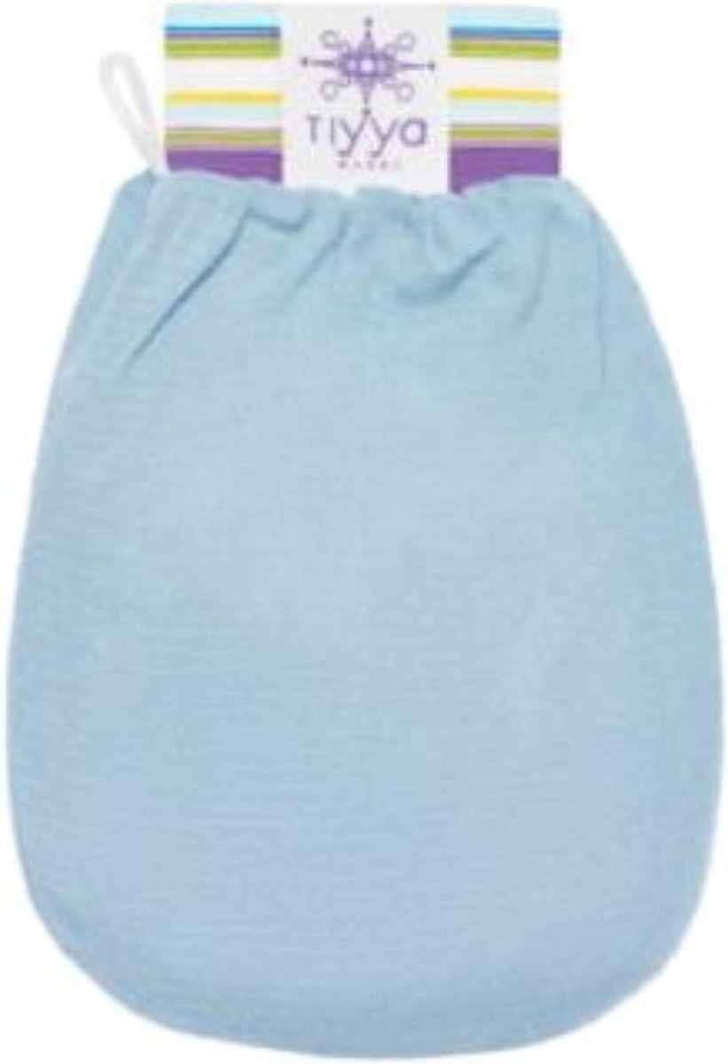 Tiyya Maroc - Scrubhandschoen - kleur Oceaan - Kessa - Kese - Scrubwashand - beste Scrub handschoen - Exfolieren - Verwijderen dodehuidcellen -Hammam handschoen