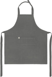Walra Keukenschort Cook with Happiness - 75x90 - 100% Katoen - Off Black