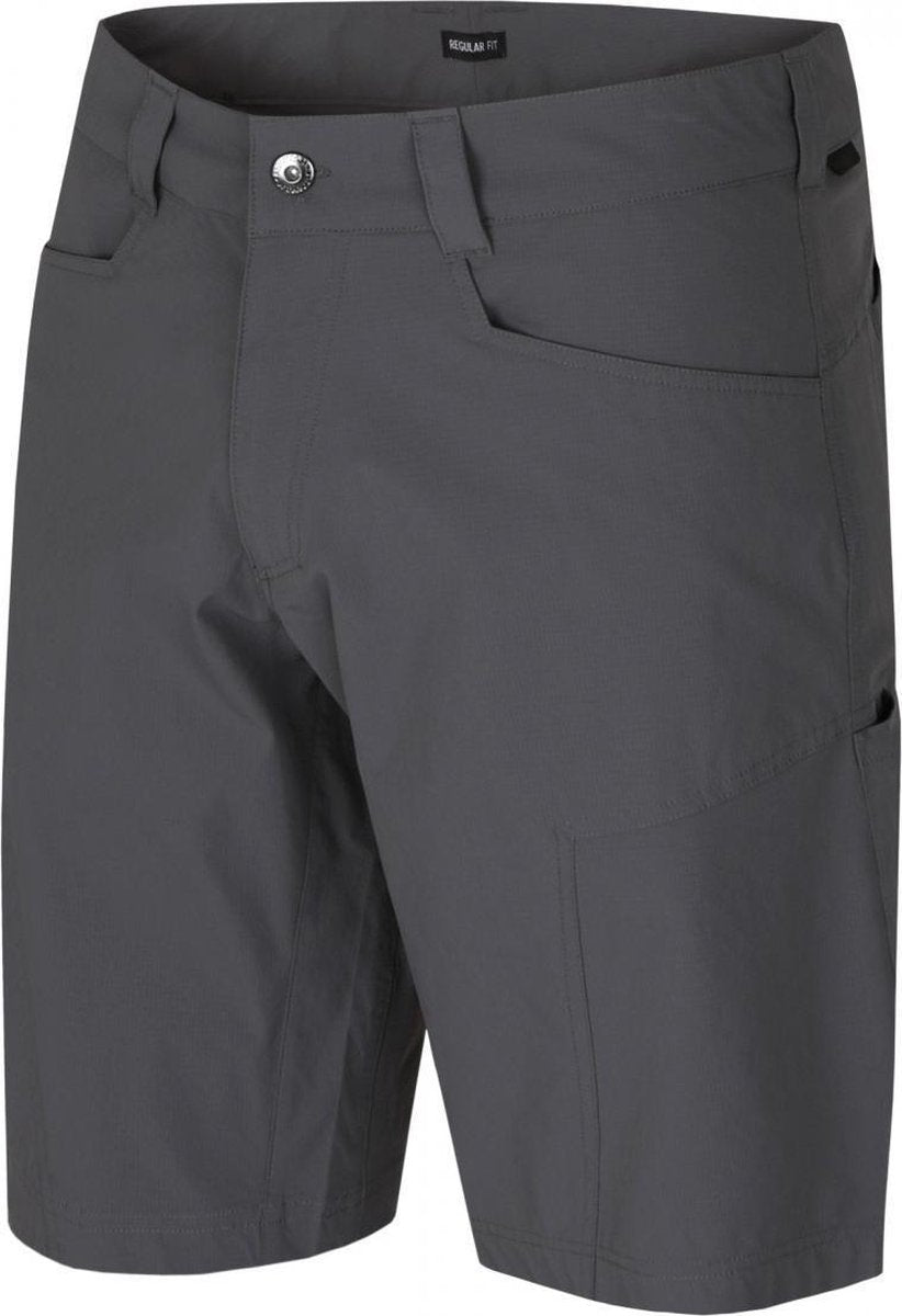 Hannah Korte Broek Goran Heren Polyamide/elastaan Grijs Mt Xl