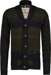 Knit Nordic Jacquard Ma14 0233 Forest Night Anthracite