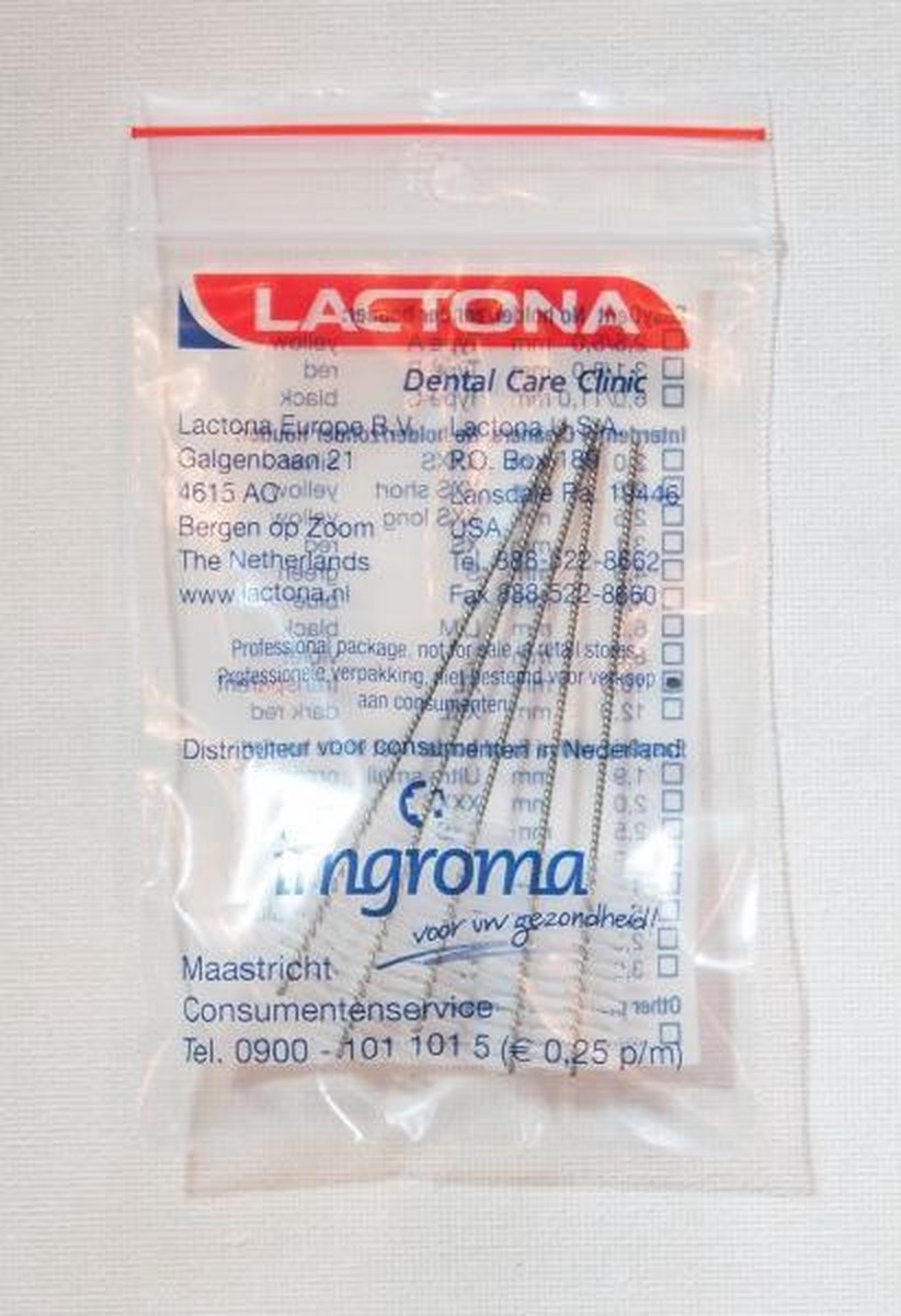 Lactona Interdentaal Ragers X-Large 10mm - Transparant - 5 x 5 Stuks - Voordeelpakket