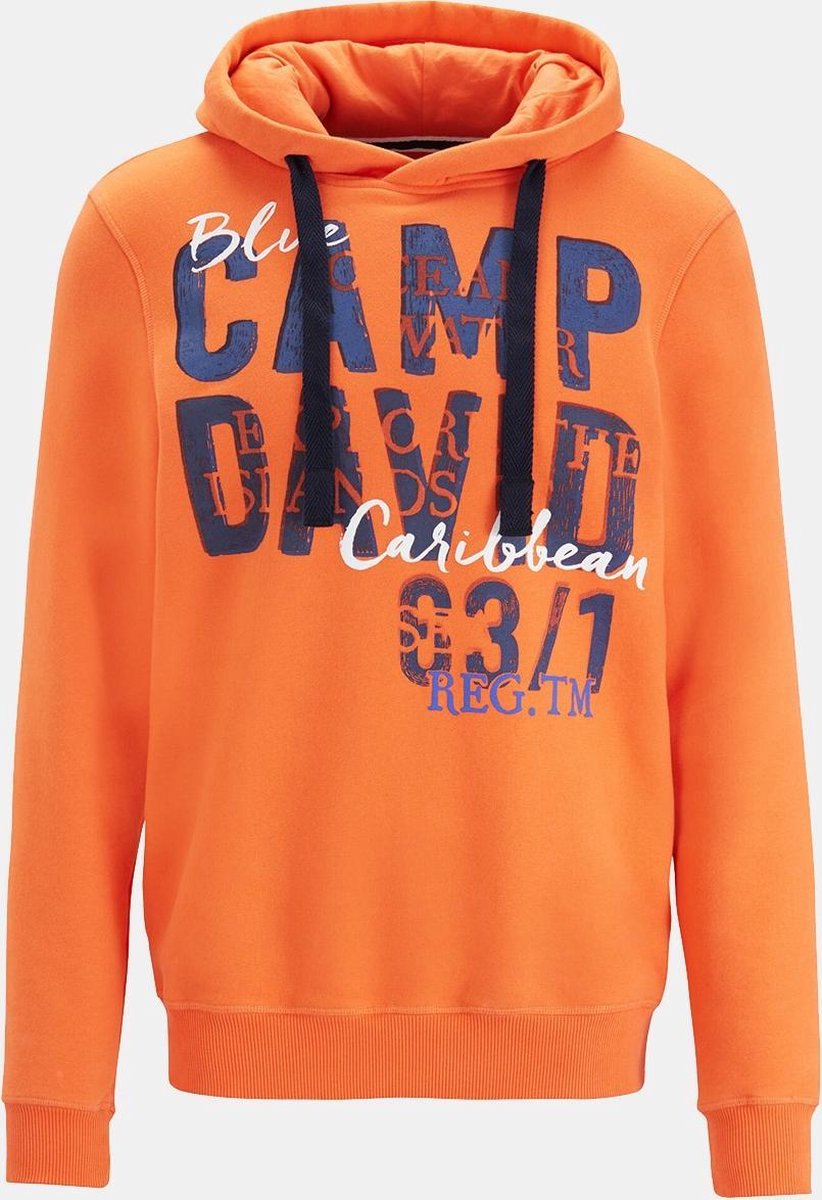 Camp David ® hoodie met grote fotoprint met logo