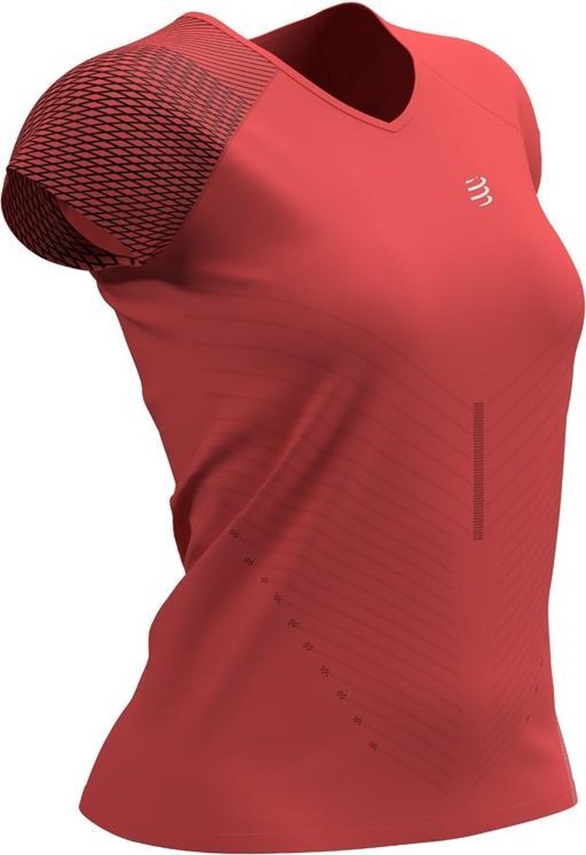 Compressport Performance Shirt Dames - roze - maat XS