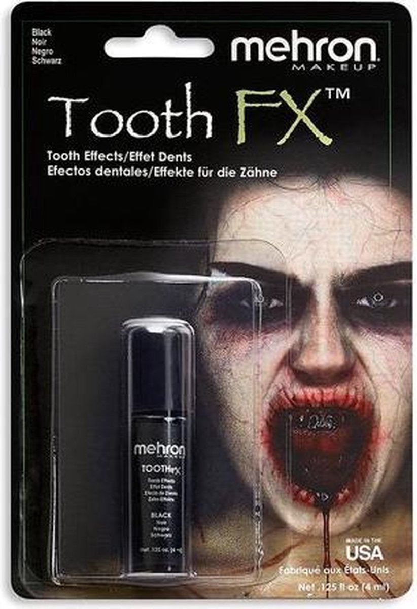 Mehron Tooth FX Tandenlak - Zwart