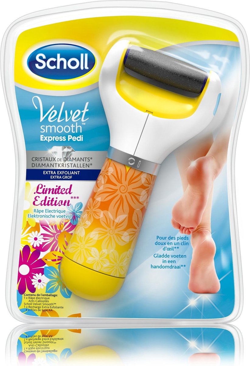 Scholl Velvet Smooth Elektronische Voetvijl Summer Edition - 1 stuk
