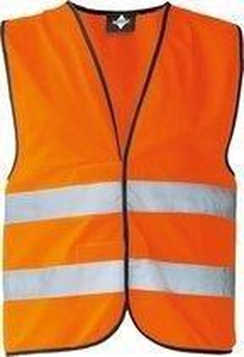 KX500 Korntex Veiligheidshesje volwassen EN ISO 20471 / EN 1150 - Maat XL - Unisex – Oranje