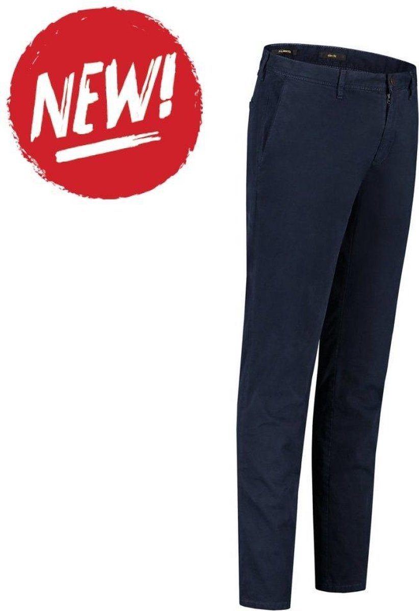 Navy Chino Rob DS Broken Twill Alberto | W29 X L32