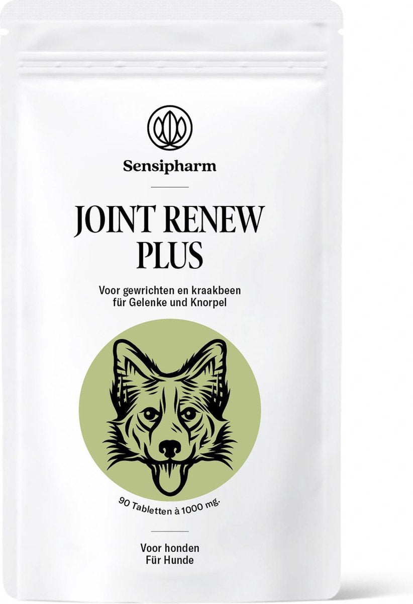 Sensipharm Joint Renew Plus Hond en Kat - Gewrichten & Kraakbeen Voedingssupplement bij Artrose