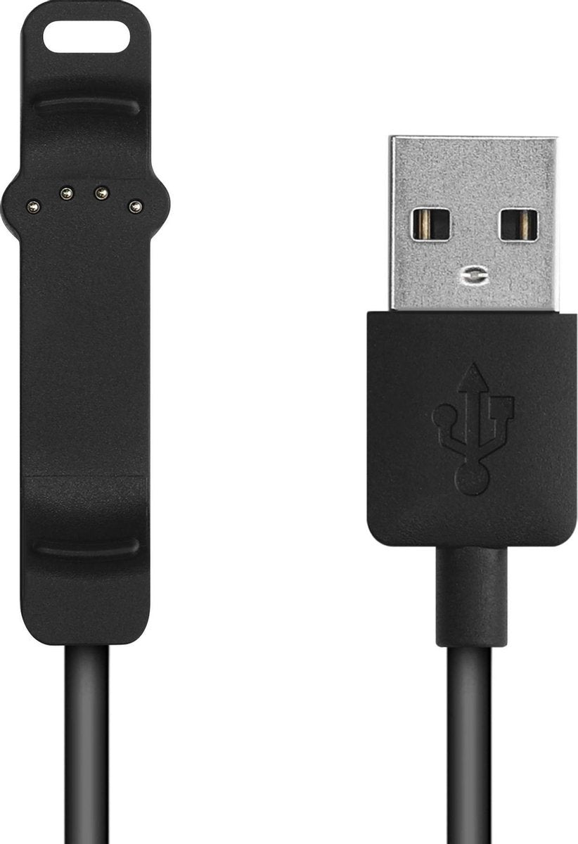 kwmobile USB-oplaadkabel voor Polar Unite - kabel voor fitnesstracker - zwart