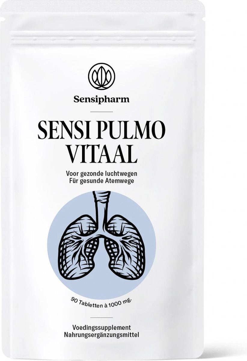 Sensipharm Sensi Pulmo Vitaal - Voedingssupplement voor Longen en Luchtwegen. Bij Hoesten