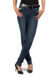 MASKOVICK Dames Jeans Jane Dark Used W36 X L32