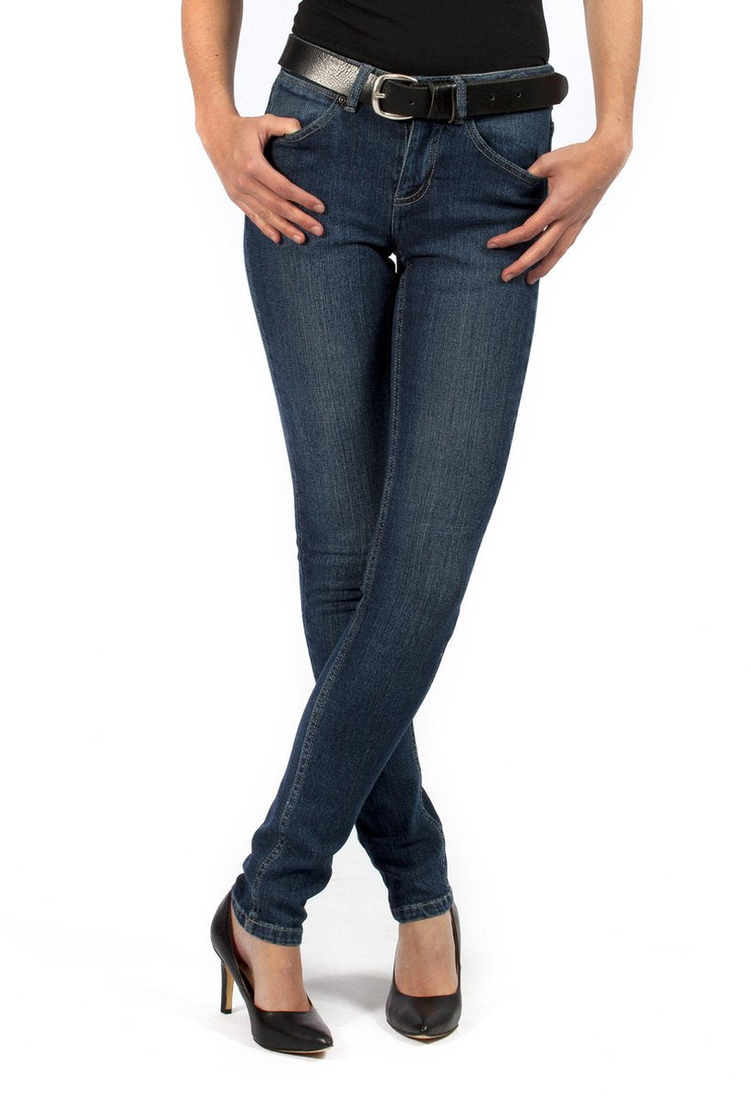 MASKOVICK Dames Jeans Jane Dark Used W36 X L32
