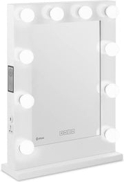 physa Make-up spiegel LED - wit - 10 LED's - vierkant - luidspreker