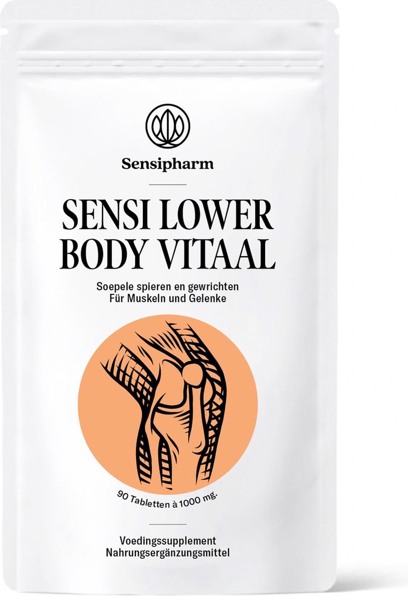 Sensipharm Sensi Lower Body Vitaal - Voedingssupplement bij Stijve Spieren in Rug