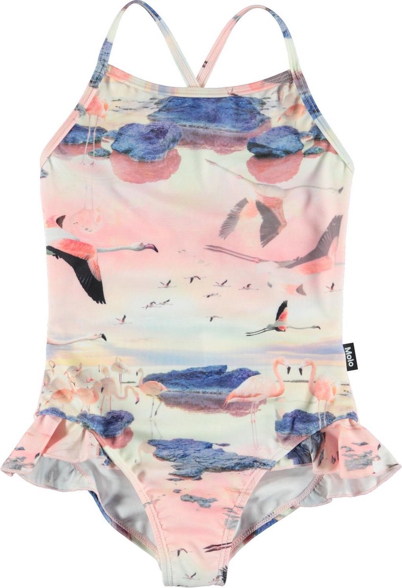 Molo - UV-badpak meisjes - Noona - Flamingo