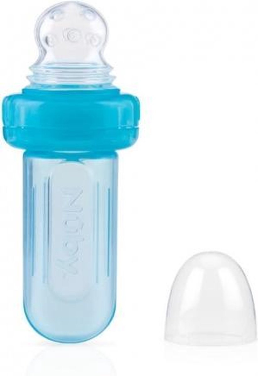 Voedselknijper Junior 40 ml Siliconen Blauw