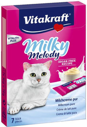3x MilkyMelody Creme Kattenmelk - Suikervrij - Laag Lactosegehalte - 70gr - Cat Milk - Kattensnoepjes