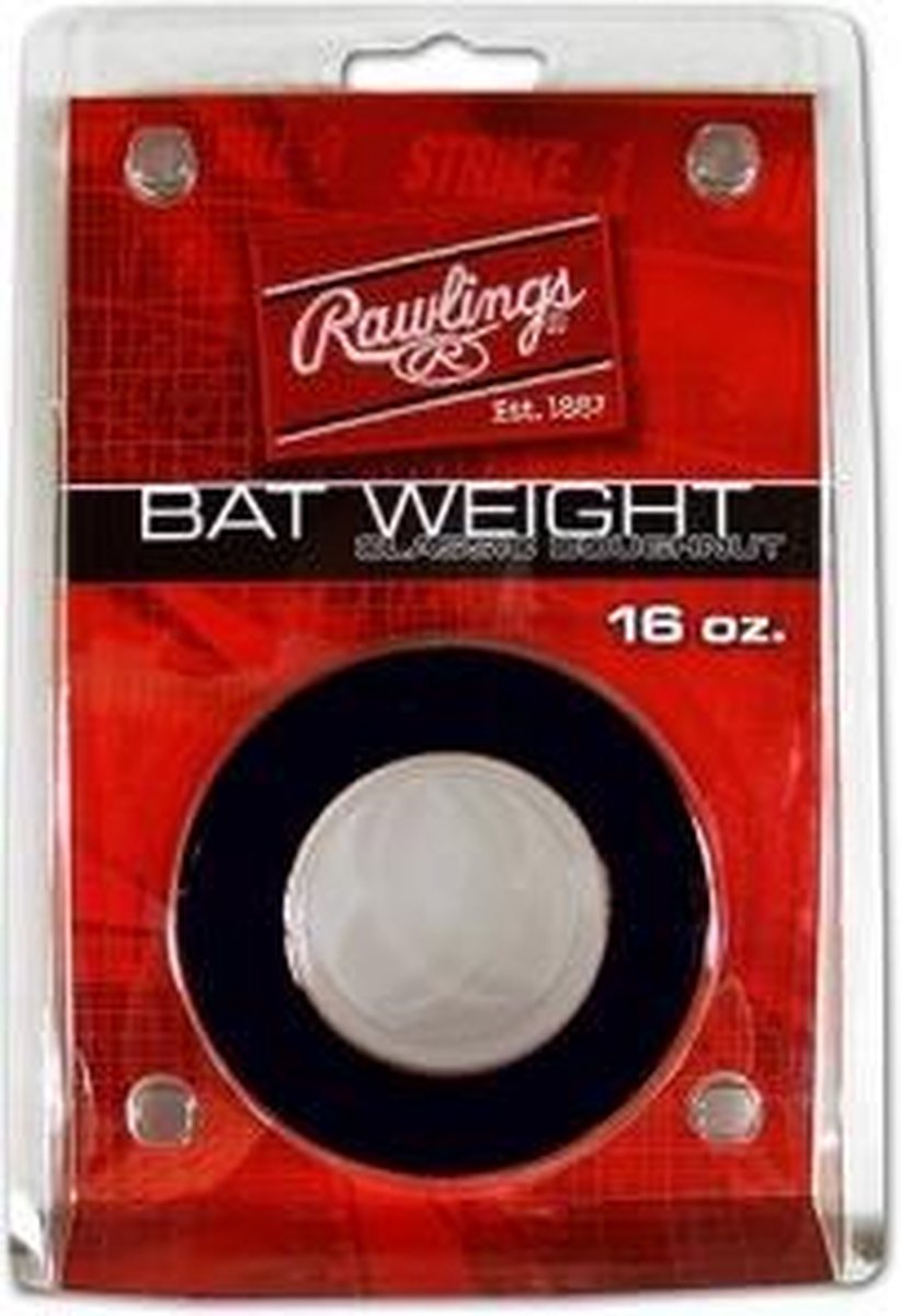 Rawlings Gewicht voor Honkbalknuppel - 16 ounce - Zwart