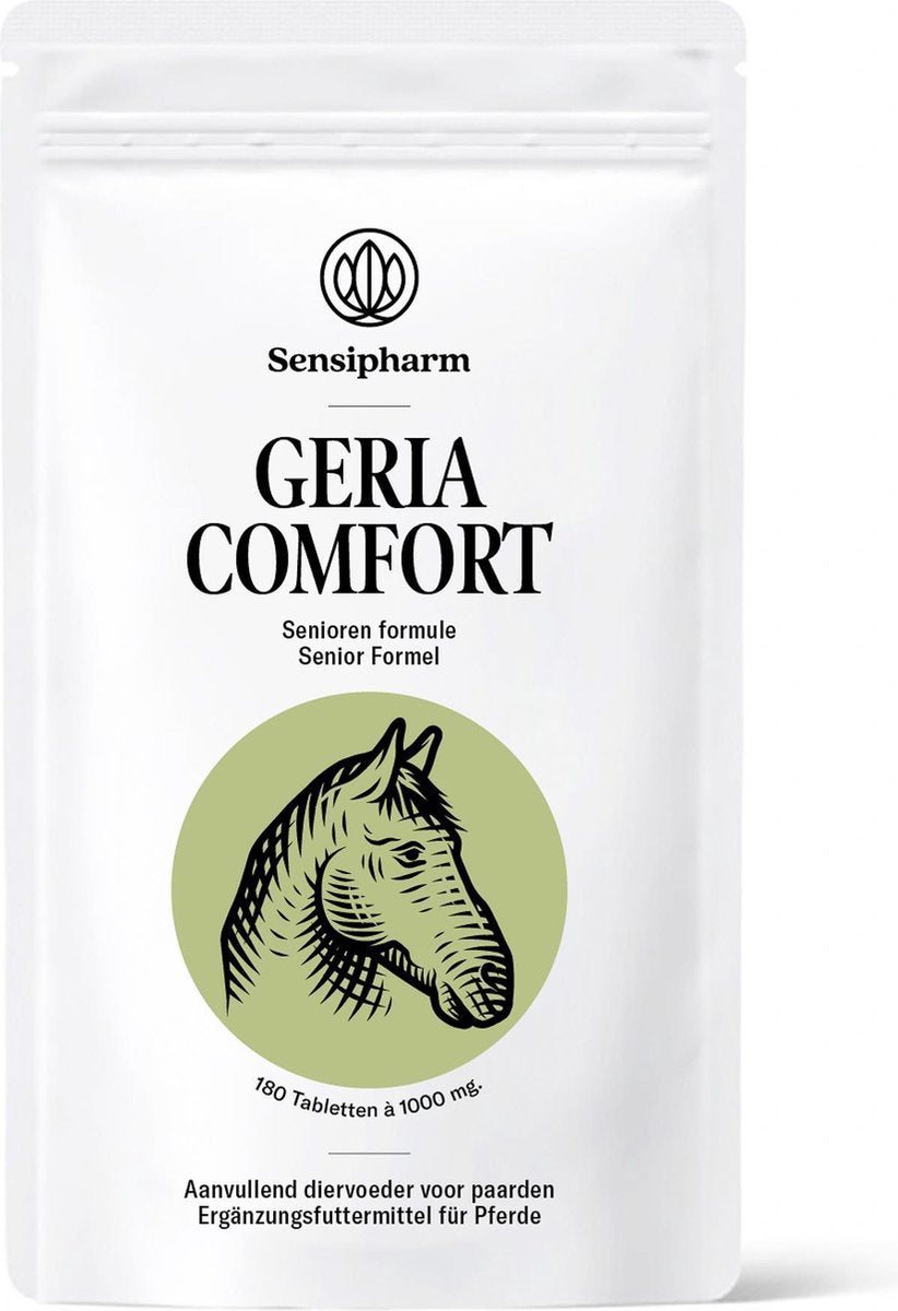 Sensipharm Geria Comfort Paard - Voedingssupplement bij Ouderdom / Senioren - 180 Tabletten à 1000 mg